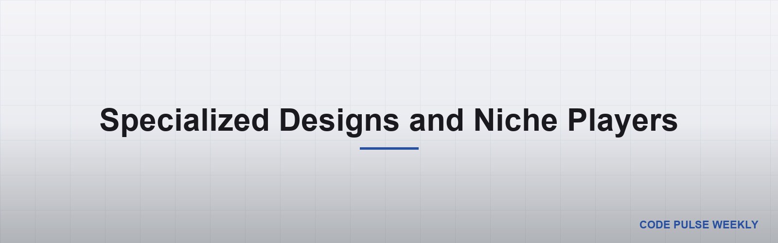 Specialized Designs and Niche Players