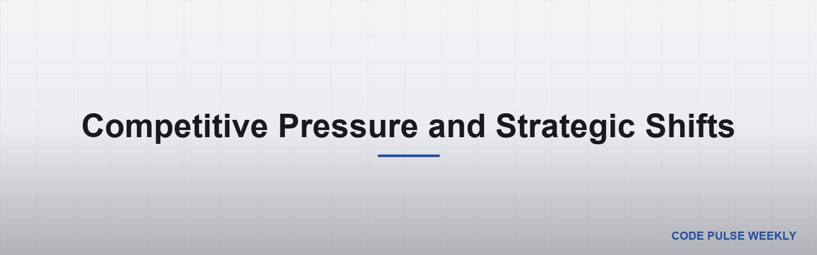 Competitive Pressure and Strategic Shifts