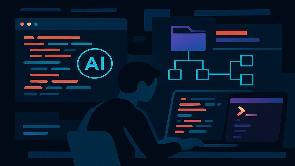 GitHub Reveals AI-Generated Code Now Makes Up Majority of Commits — illustration